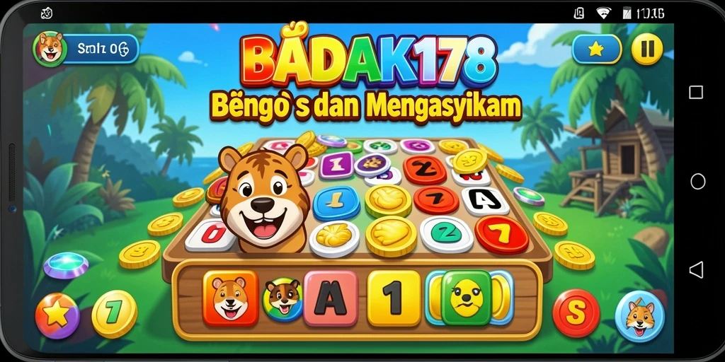 Tampilan gameplay menarik dari BADAK178 saat bermain Bingo.