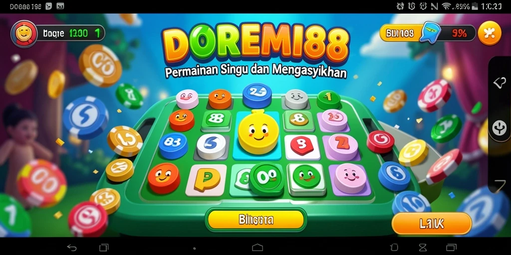 Gameplay seru DOREMI88 dengan fitur Bingo yang menarik.