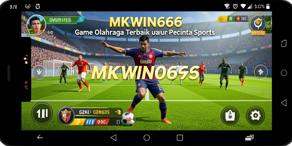 Tampilan gameplay seru dari MKWIN666 saat bermain olahraga.