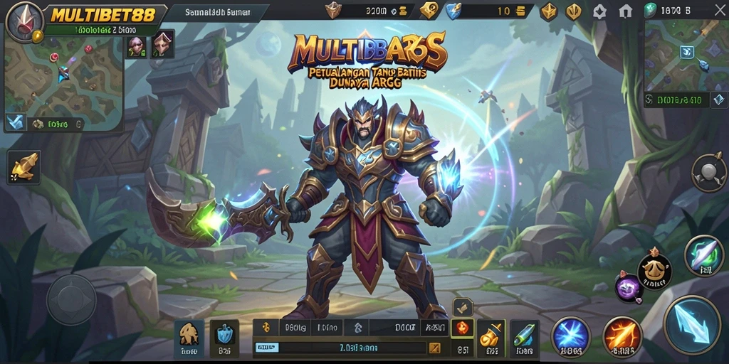 Tampilan gameplay mendebarkan dalam dunia fantasi ARPG.