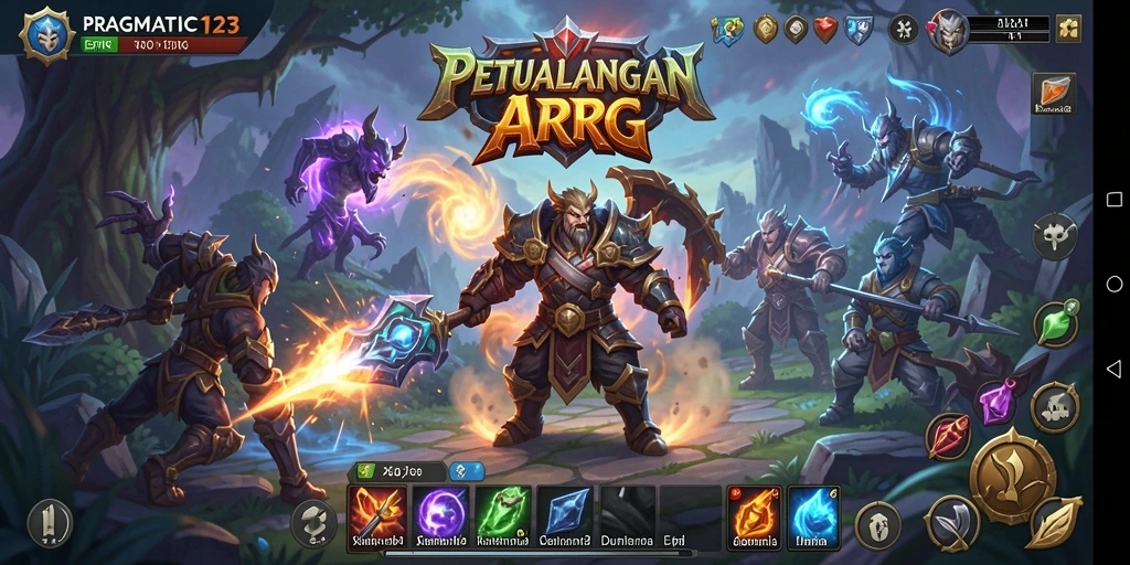 Screenshot gameplay mendebarkan dari PRAGMATIC123 yang menampilkan aksi ARPG.