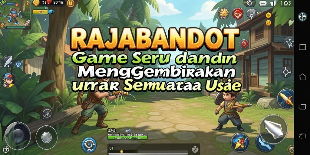 Tampilan gameplay RAJABANDOT yang seru dan mengasyikkan di setiap level.