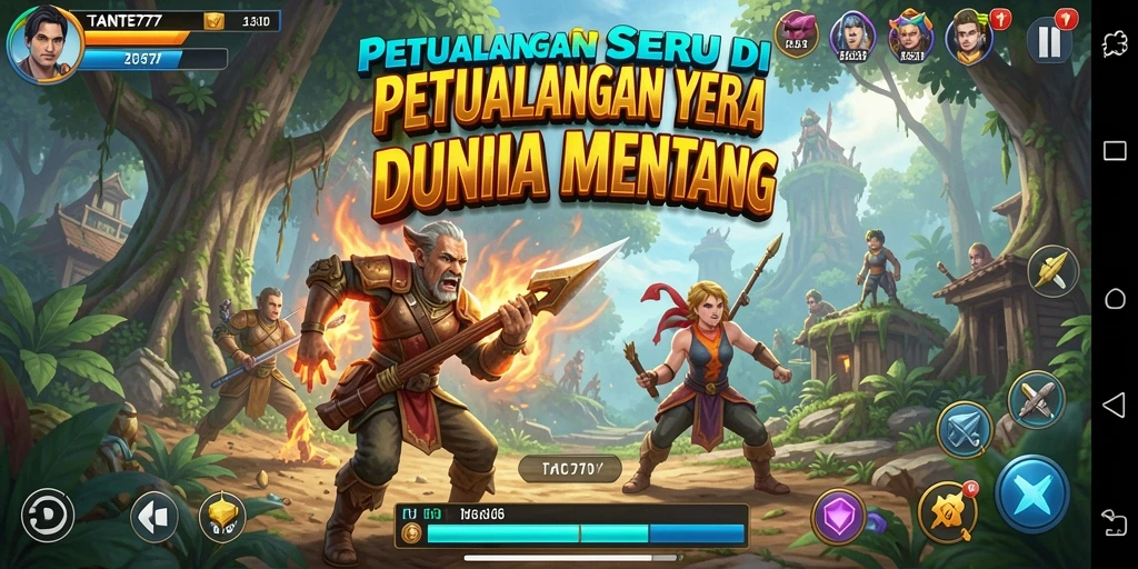 Tampilan gameplay TANTE777 yang menawan dan penuh petualangan.