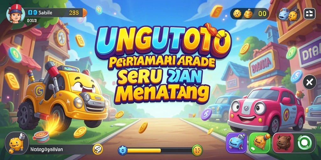 Tampilan gameplay seru di UNGUTOTO dengan tantangan menarik.